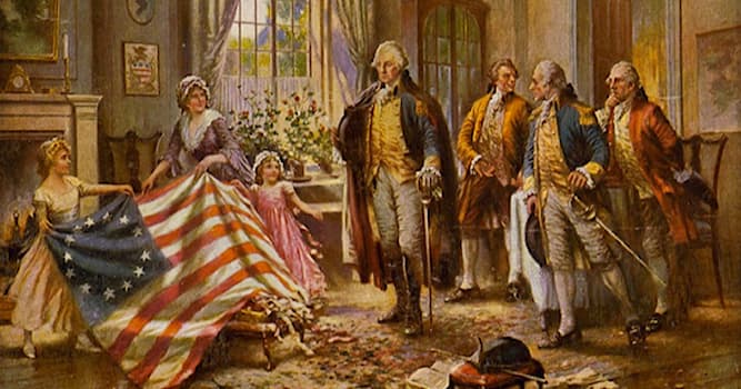 История Вопрос: Какая из ниже перечисленных женщин, согласно преданию, сшила первый американский флаг?