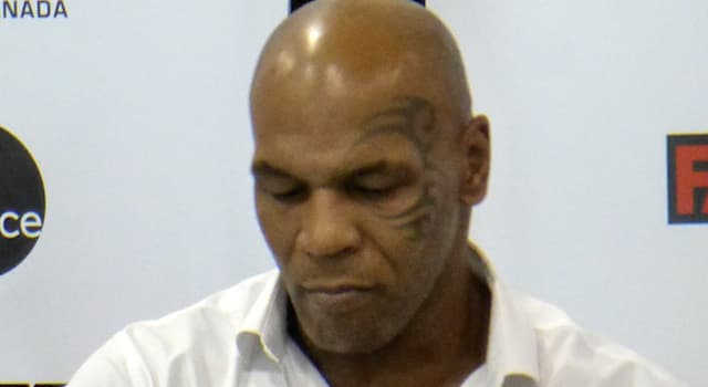 Sport Trivia Question: Which famous boxer has a face tattoo?