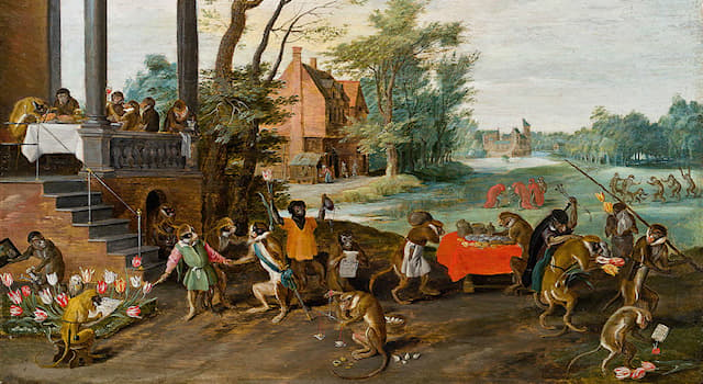 Культура Вопрос: Какую манию отразила сатирическая картина нидерландского художника Яна Брейгеля Мл., изображенная на картинке?