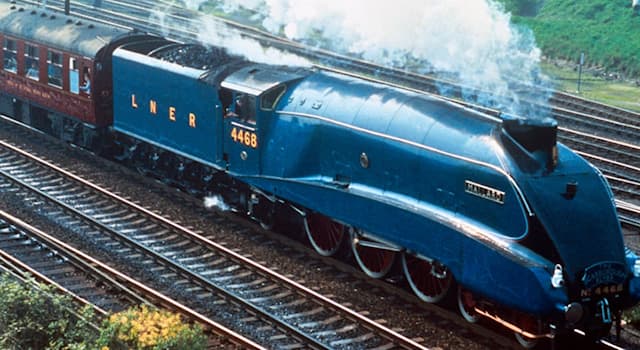 History Trivia Question: Set by Mallard in 1938, what is the world record speed for a steam locomotive?