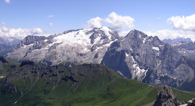 Geography Trivia Question: The Marmolada is the highest peak in which European mountain range?