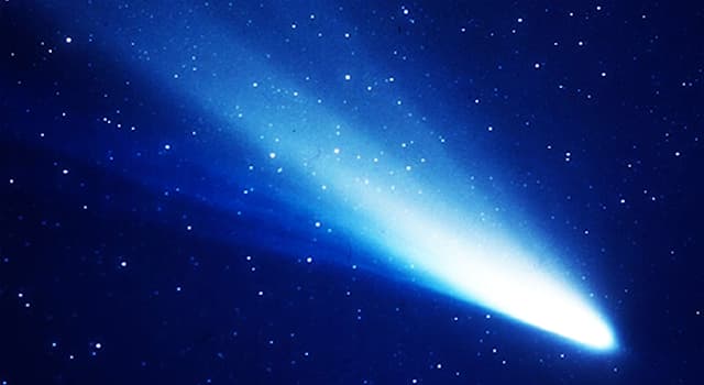 Science Trivia Question: The tail of a comet points in which direction?