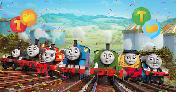 Culture Trivia Question: What colour was Edward the Engine in the "The Railway Series" made into the TV show "Thomas & Friends"?
