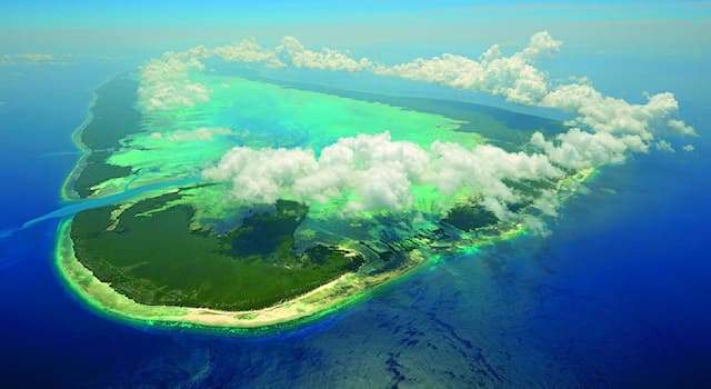 Geography Trivia Question: What makes Aldabra Atoll outstanding?