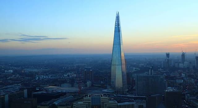 Culture Trivia Question: What was the name of the architect of the London landmark known as "The Shard" (pictured)?