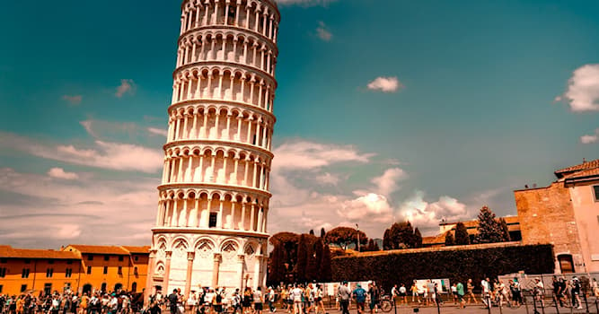 Geography Trivia Question: Where is the Tower of Pisa located at?