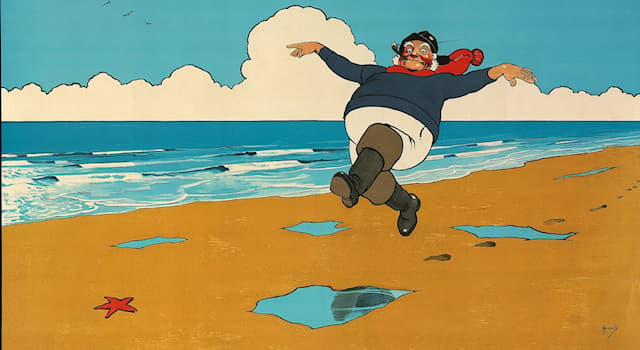 Geography Trivia Question: Which English seaside town is associated with the poster of the Jolly Fisherman and the slogan 'SO bracing'?