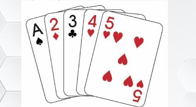 Culture Trivia Question: Which name is not given to a five-high straight, such as 5♥ 4♥ 3♣ 2♦ A♠, in the card game poker?