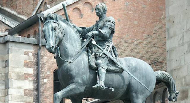 History Trivia Question: Who sculpted the equestrian statue called Gattamelata?