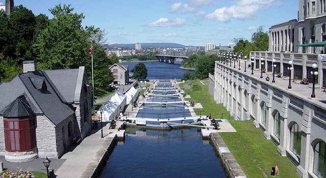 Geography Trivia Question: In which city of Canada is the Rideau Canal located?