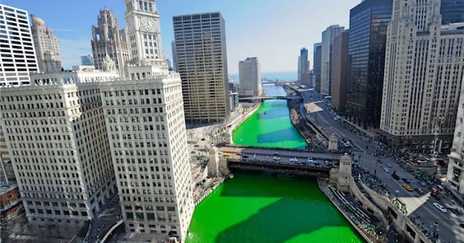 Culture Trivia Question: In which year did Chicago start celebrating St. Patrick’s Day by putting green dye in the river?