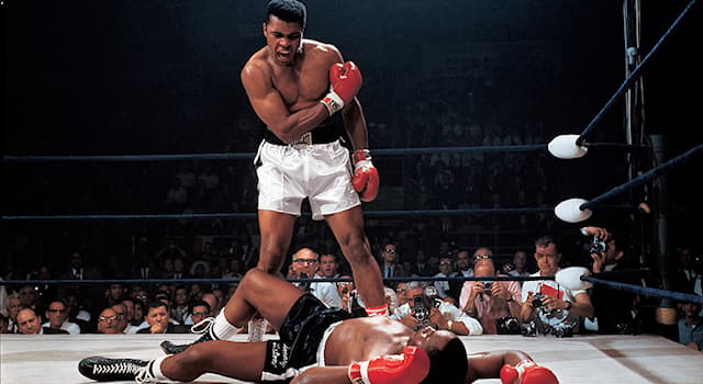 Sport Trivia Question: In which year was Sonny Liston knocked out in the first round by Cassius Clay (Muhammad Ali)?