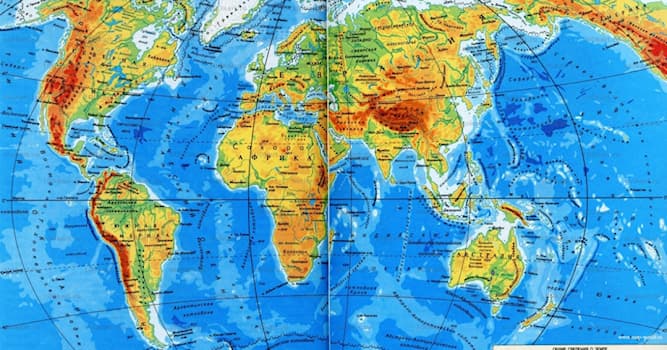 География Вопрос: Какой вид карты мира существует?