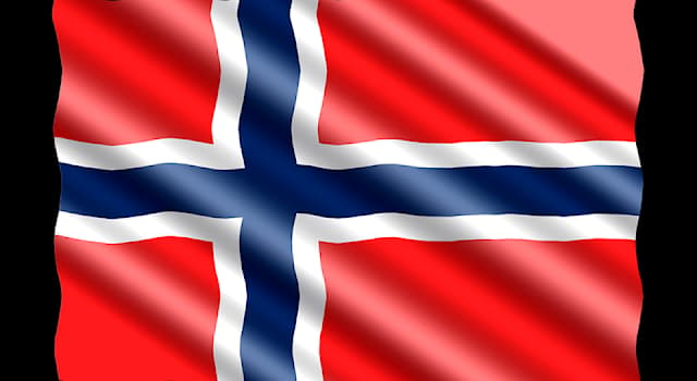 География Вопрос: Почему флаг Норвегии состоит из сочетания трех следующих цветов: красного, белого и синего?