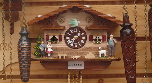 History Trivia Question: Which country is thought to be the first where a cuckoo clock was invented?
