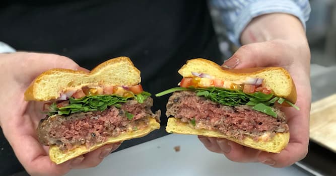 Culture Trivia Question: What are the main ingredients in an Impossible Burger?