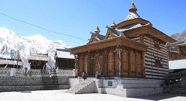 Culture Trivia Question: Where is the Mathi Temple located in the state of Himachal Pradesh, India?