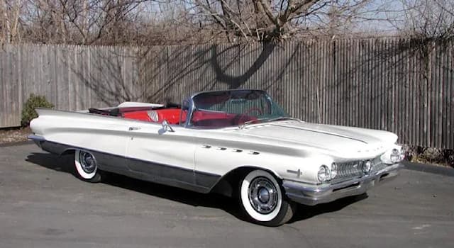 Culture Trivia Question: Which automobile company manufactured the car '1960 Electra 225 Convertible' shown below?