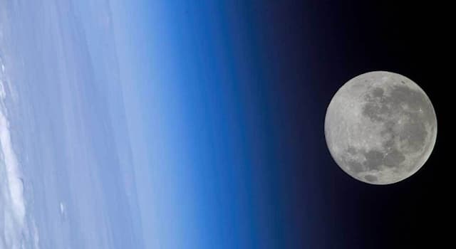 Science Trivia Question: Which answer best explains the presence of the darker stretches and spots on the moon?