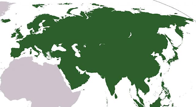 Geography Trivia Question: Europe and Asia are sometimes lumped together to form one continent called?