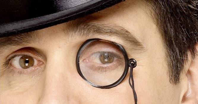 Culture Trivia Question: What is a monocle?