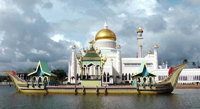 Geography Trivia Question: Where is Brunei located?