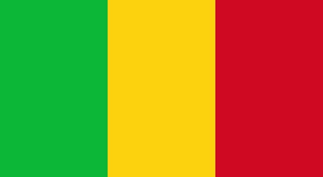 Geography Trivia Question: Going from left to right, which African country's flag contains three stripes of green, gold and red?