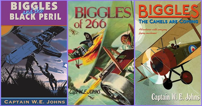Culture Trivia Question: In the 'Biggles' books by W. E. Johns, which of Biggles' friends has the surname Hebblethwaite?