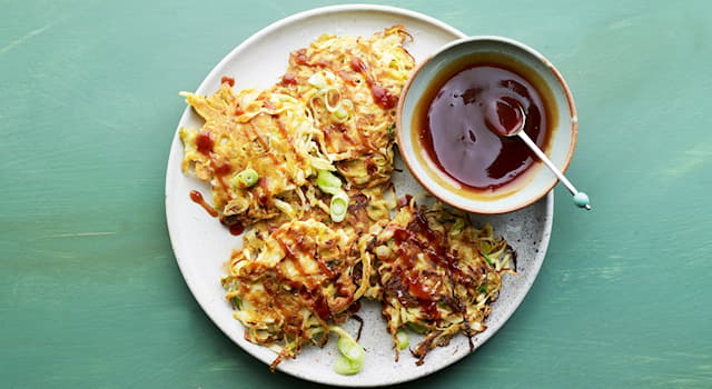 Culture Trivia Question: In which country did the food dish 'okonomiyaki' originate?