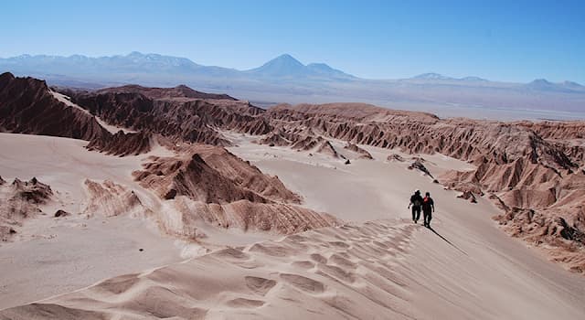 Geography Trivia Question: The Atacama Desert is situated in the territory of which country?