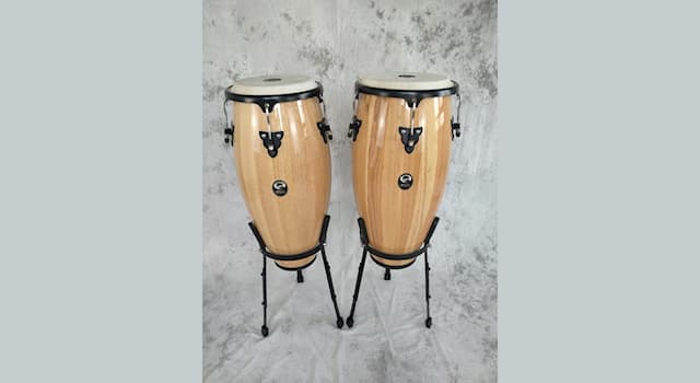 Culture Trivia Question: In which country did the single-headed drum conga originate?