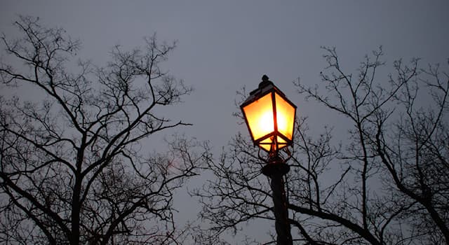 Общество Вопрос: В каком городе зажёгся первый в мире уличный электрический фонарь?