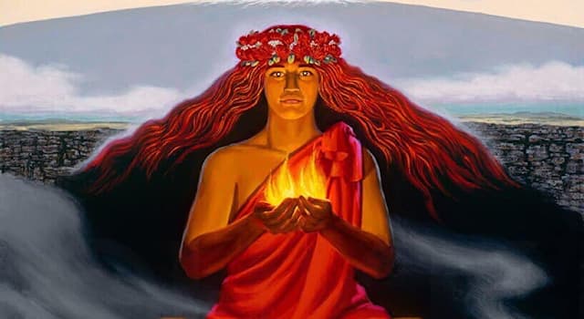 Культура Вопрос: В мифологии каких народов мира исповедывался культ Пеле — богини вулканов, огня и сильного ветра?
