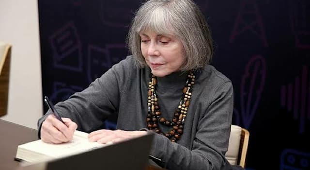 Society Trivia Question: What is the author Anne Rice famous for?