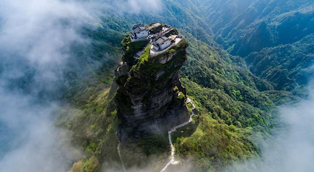 History Trivia Question: Where are the Temples of Mount Fanjing located?
