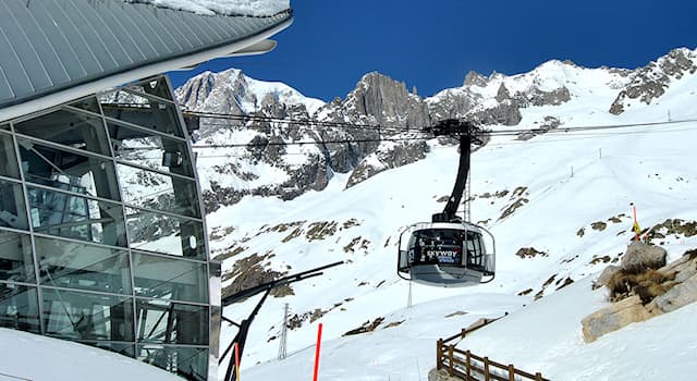Geography Trivia Question: Where is the Skyway Monte Bianco located?