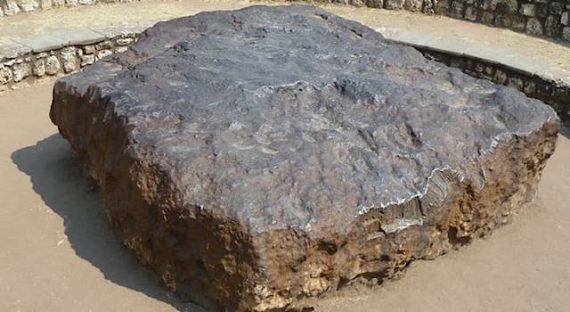 Science Trivia Question: Which of these is a largest known single piece of meteorite?