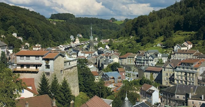 Culture Trivia Question: What is the small French village Plombières-les-Bains famous for?