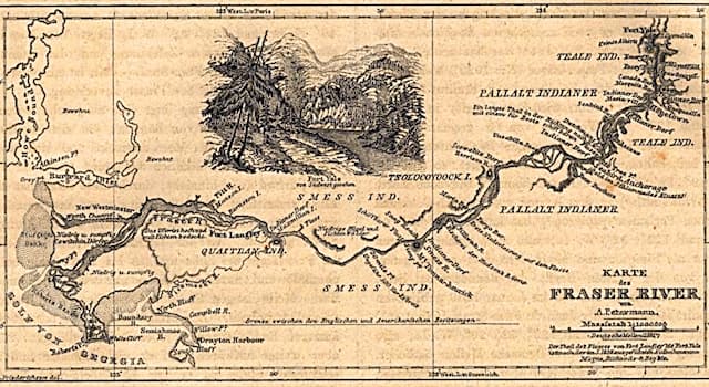 Naturaleza Pregunta Trivia: ¿En qué país se encuentra el río Fraser?