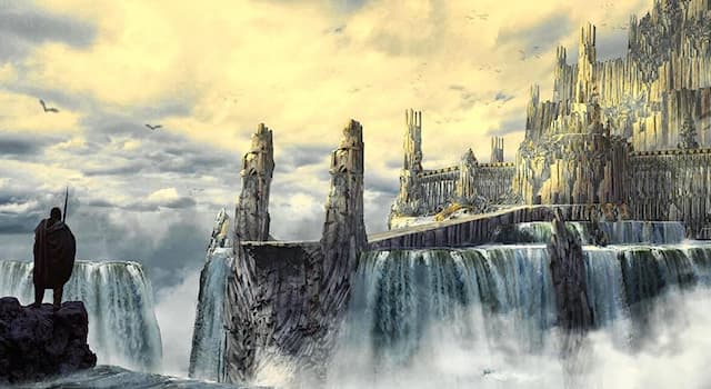 Culture Trivia Question: In Norse mythology, Valhalla is roofed by what?