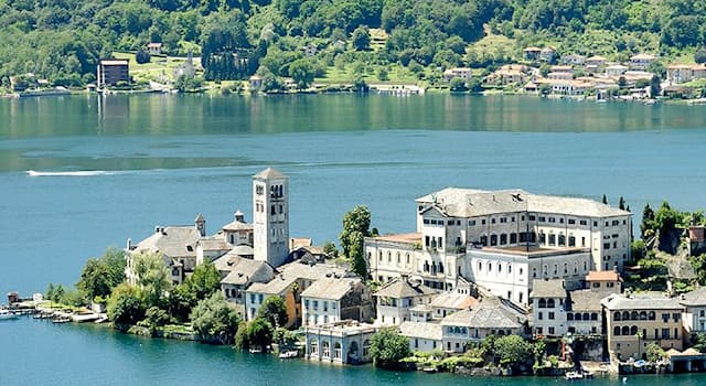 Geography Trivia Question: In which body of water is San Giulio Island located?
