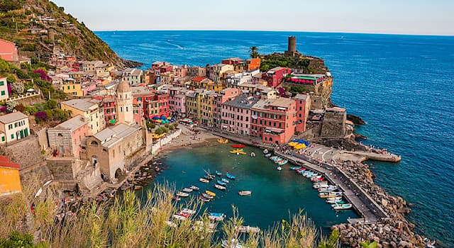 Geography Trivia Question: In which Italian region is the city of Vernazza located?