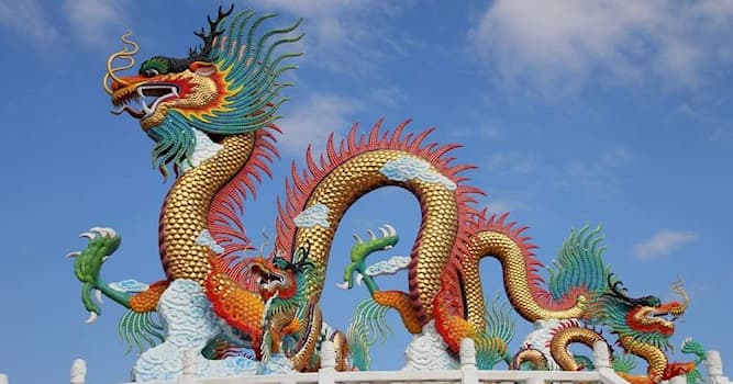 Culture Trivia Question: The dragon in the picture is the symbol of which country?