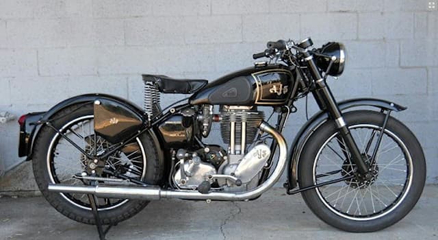 Culture Trivia Question: What does "AJS" stand for in the world of motorcycles?