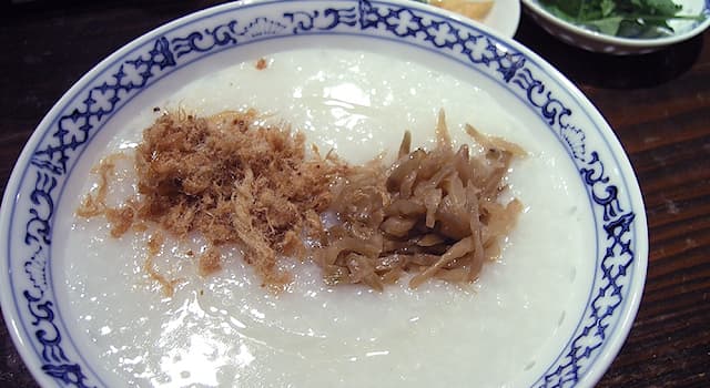 Culture Trivia Question: What is the main ingredient in congee?