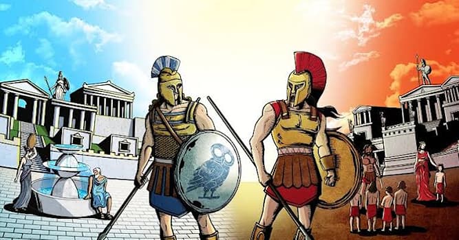 History Trivia Question: What were the two most powerful and important city states in ancient Greece?