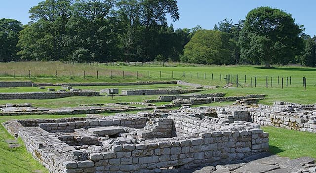 History Trivia Question: Where did the Romans build what is now known as Chesters Roman Fort?
