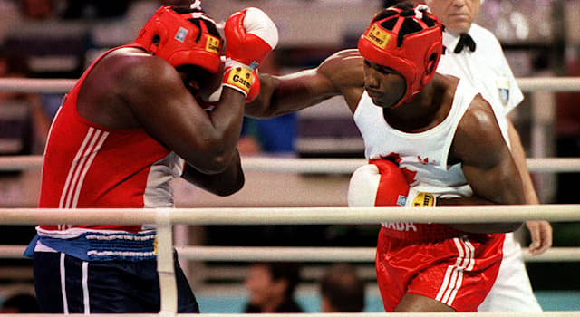 Sport Trivia Question: Which boxer beat Lennox Lewis in the super-heavyweight division at the 1984 Summer Olympics?
