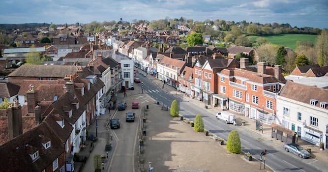 Geography Trivia Question: Which of these is the name of a town that is located in East Sussex, England?