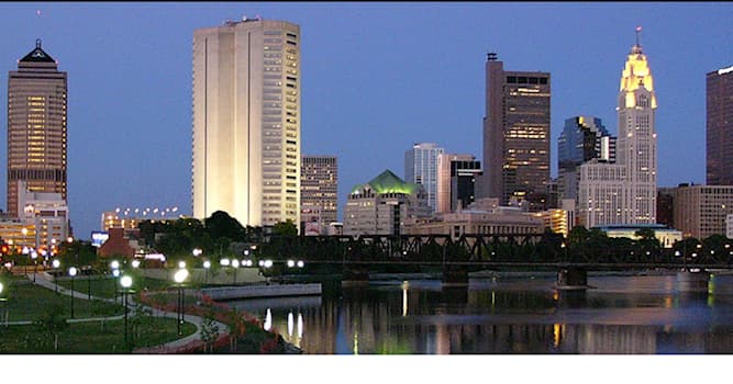 Geography Trivia Question: Columbus is the capital of which U.S. state?